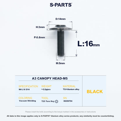 A3 Canopy Head M5 D14
