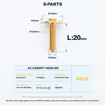A3 Canopy Head M5 D14