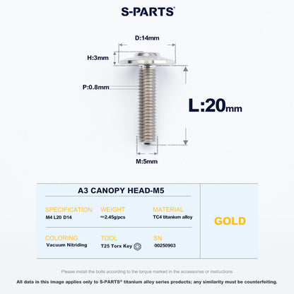 A3 Canopy Head M5 D14