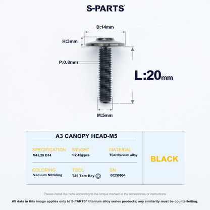A3 Canopy Head M5 D14