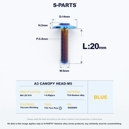 A3 Canopy Head M5 D14