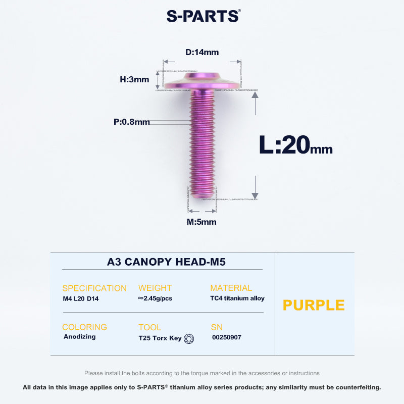 A3 Canopy Head M5 D14