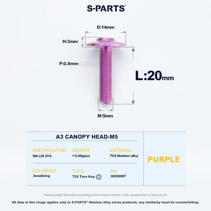 A3 Canopy Head M5 D14