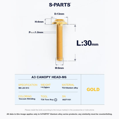 A3 Canopy Head M6 D13