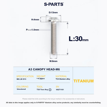 A3 Canopy Head M6 D13