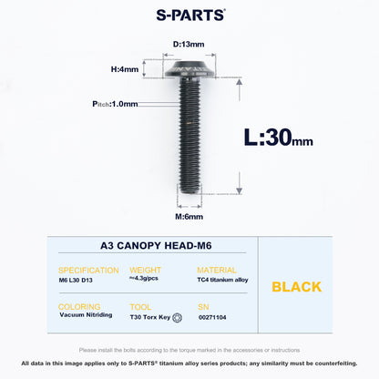 A3 Canopy Head M6 D13