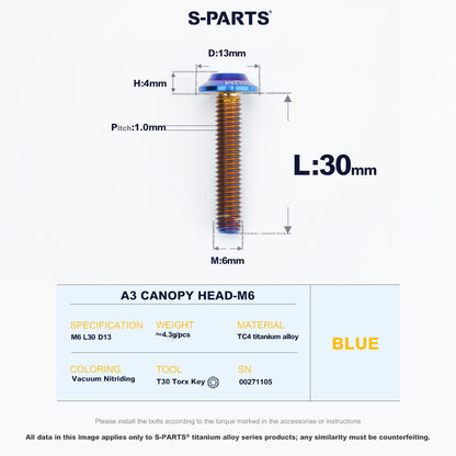 A3 Canopy Head M6 D13