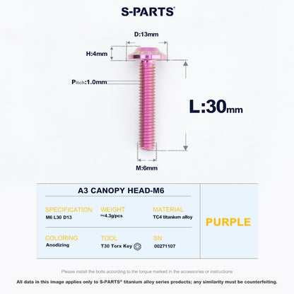 A3 Canopy Head M6 D13