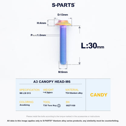 A3 Canopy Head M6 D13