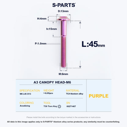 A3 Canopy Head M6 D13