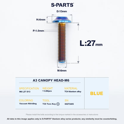 A3 Canopy Head M6 D13