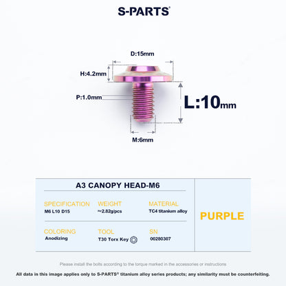 A3 Canopy Head M6 D15