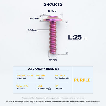 A3 Canopy Head M6 D15