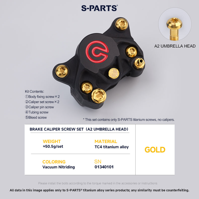 Brake Caliper Bolt Kit For BREMBO 2 Piston
