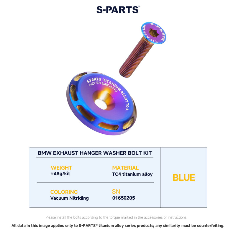 Exhaust Hanger Washer Bolt Set For BMW