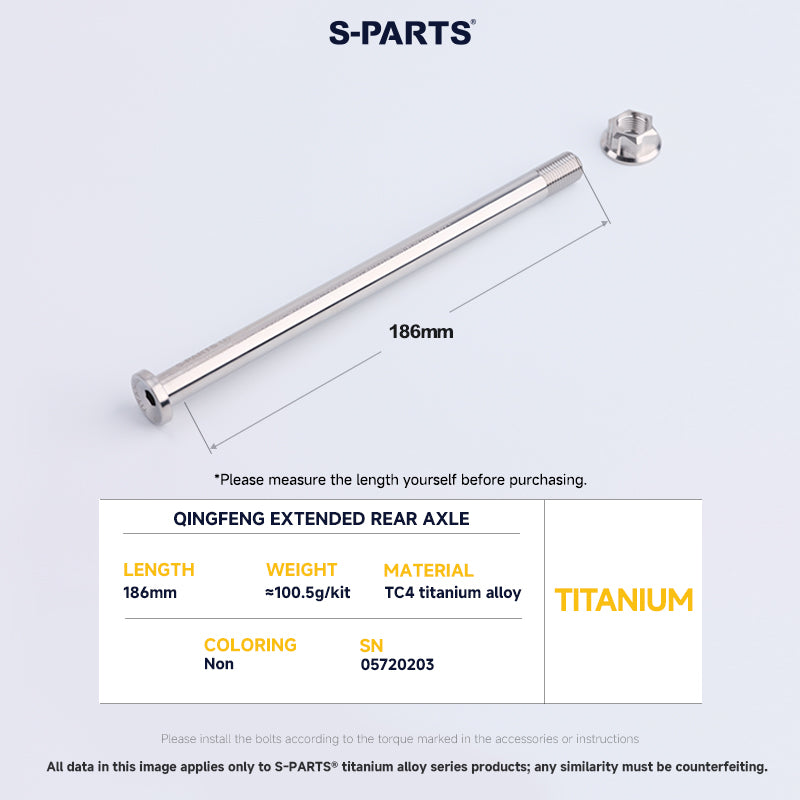 Rear Axle Set For Surron Qingfeng