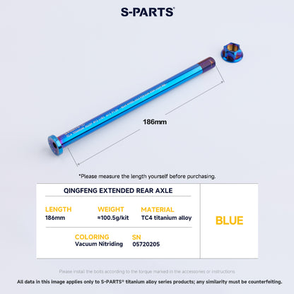 Rear Axle Set For Surron Qingfeng