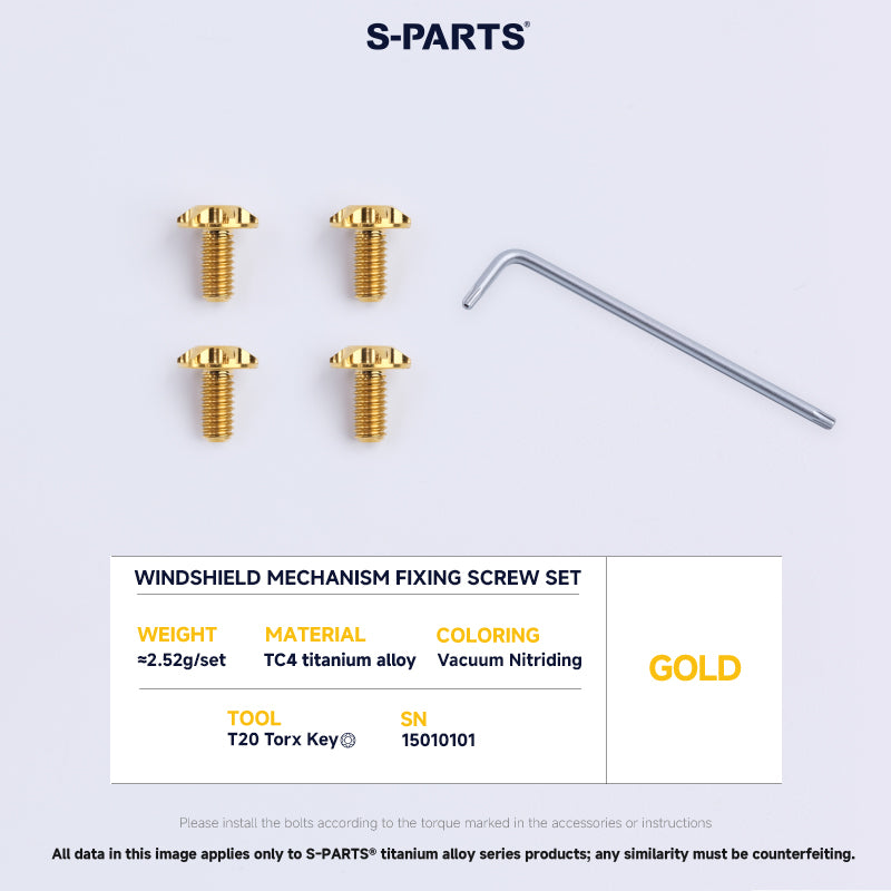 Windshield Fixing Bolt Set For SHOEI Z7 Z8 X14 GTAIR GTAIR2