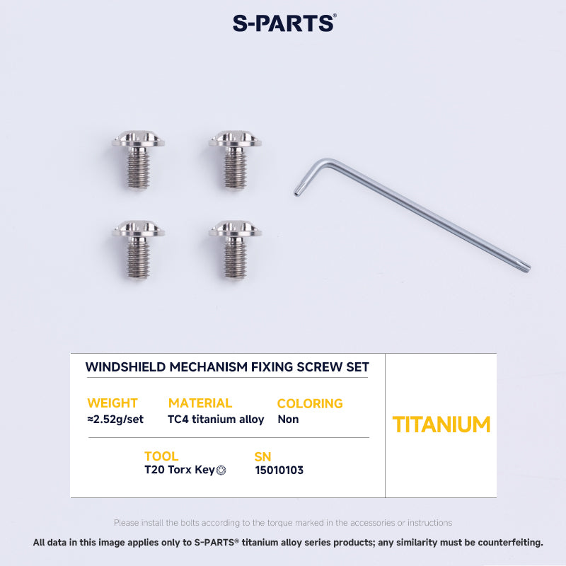 Windshield Fixing Bolt Set For SHOEI Z7 Z8 X14 GTAIR GTAIR2