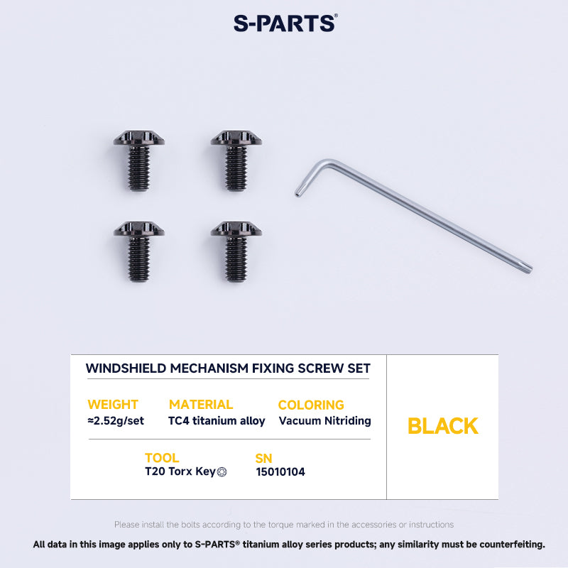 Windshield Fixing Bolt Set For SHOEI Z7 Z8 X14 GTAIR GTAIR2