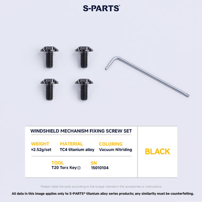 Windshield Fixing Bolt Set For SHOEI Z7 Z8 X14 GTAIR GTAIR2