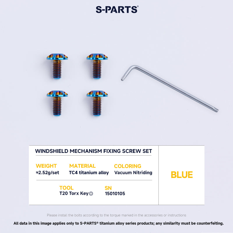 Windshield Fixing Bolt Set For SHOEI Z7 Z8 X14 GTAIR GTAIR2