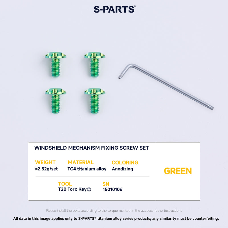 Windshield Fixing Bolt Set For SHOEI Z7 Z8 X14 GTAIR GTAIR2