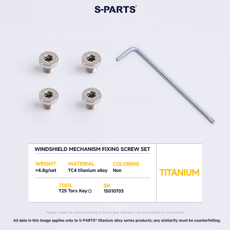 Windshield Fixing Bolt Set For ARAI RX7X