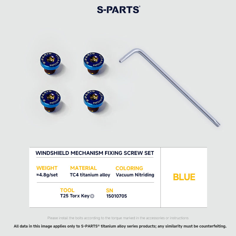 Windshield Fixing Bolt Set For ARAI RX7X
