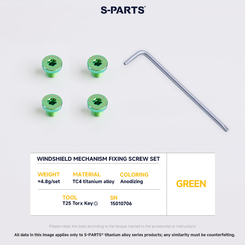 Windshield Fixing Bolt Set For ARAI RX7X