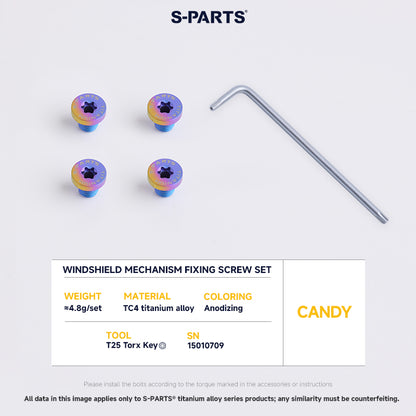 Windshield Fixing Bolt Set For ARAI RX7X