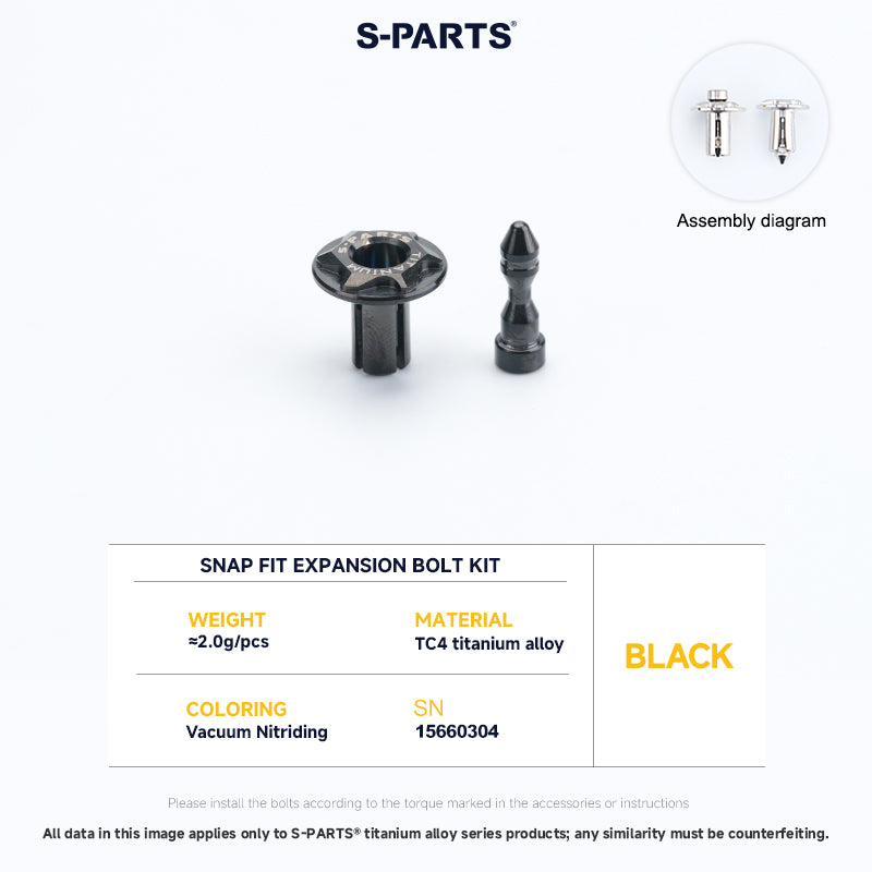 Snap Fit Expansion Bolt Kit For YAMAHA XMAX300