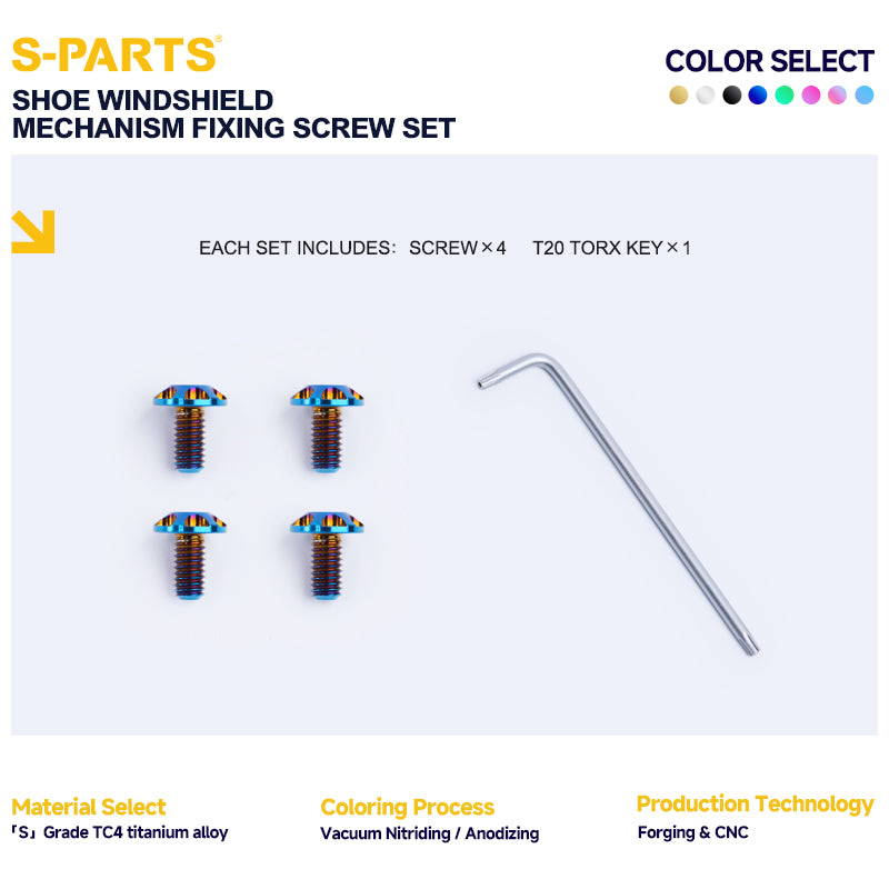 Windshield Fixing Bolt Set For SHOEI Z7 Z8 X14 GTAIR GTAIR2