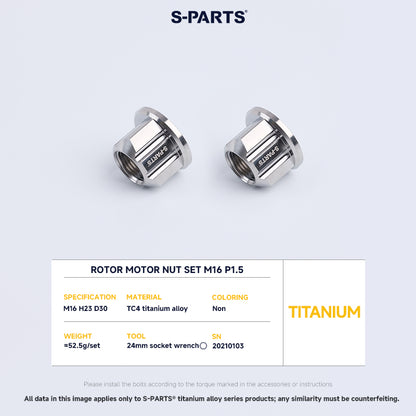 Rotor Motor Nut Set