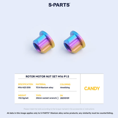 Rotor Motor Nut Set