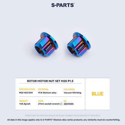 Rotor Motor Nut Set