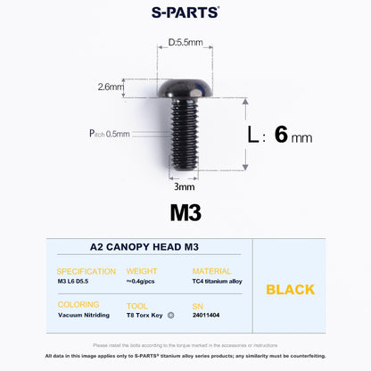 A2 Button Head M3
