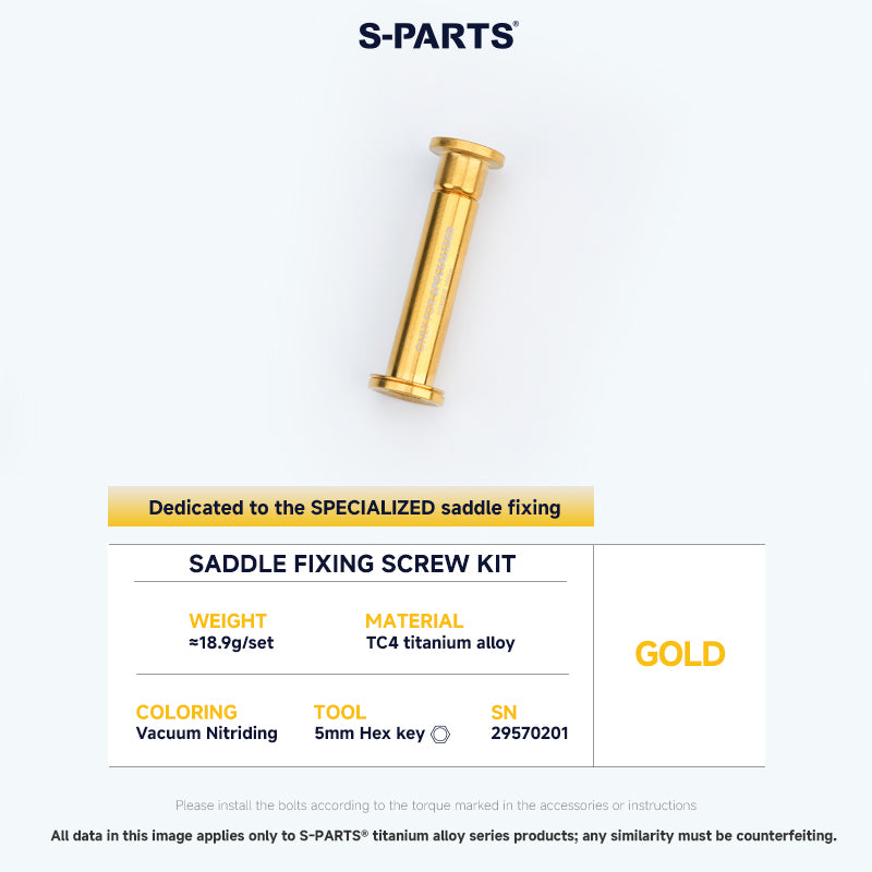 Saddle Fixing Screw Kit For SPECIALIZED