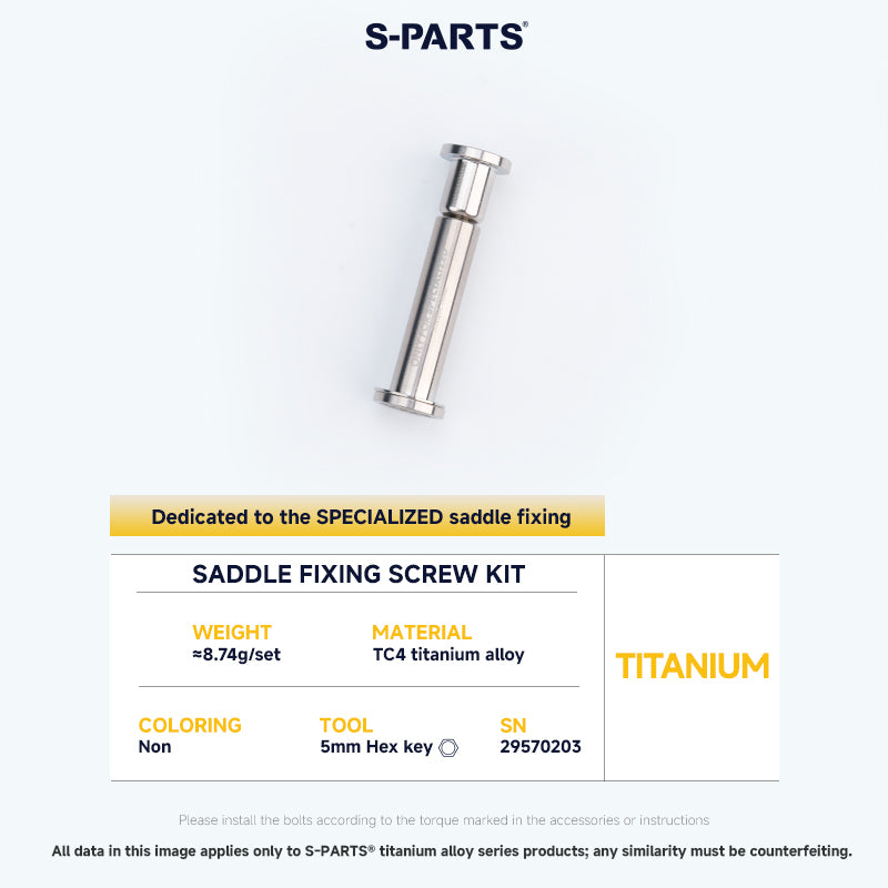 Saddle Fixing Screw Kit For SPECIALIZED
