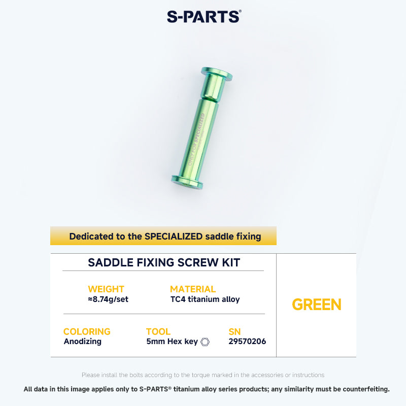 Saddle Fixing Screw Kit For SPECIALIZED