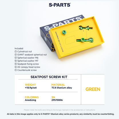 Seatpost Clamp Screw Kit For GIANT