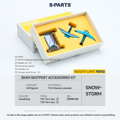 3DAM Seatpost Spare Parts For SPECIALIZED