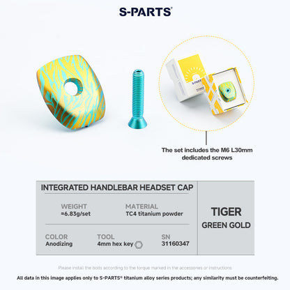 3DAM Integrated Handlebar Headset Cap For SPECIALIZED ROVAL