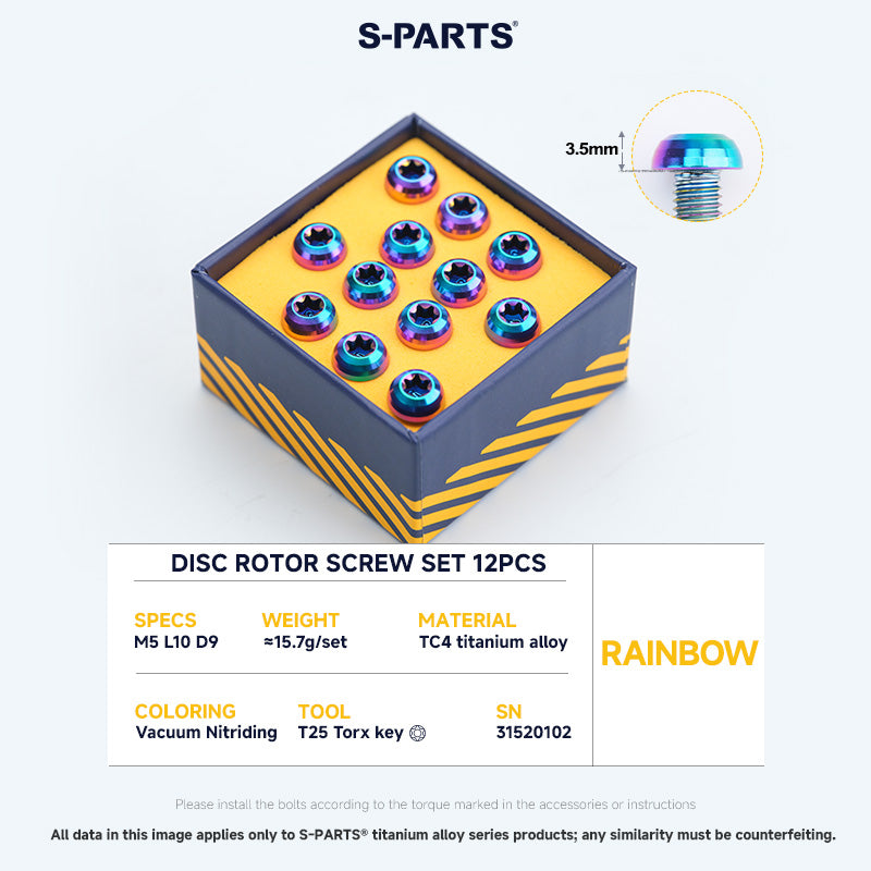 Disc Rotor Screw Set