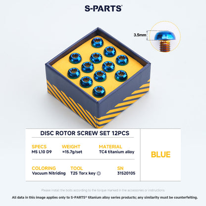 Disc Rotor Screw Set
