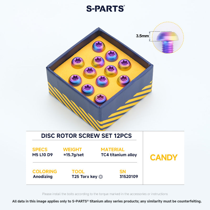Disc Rotor Screw Set