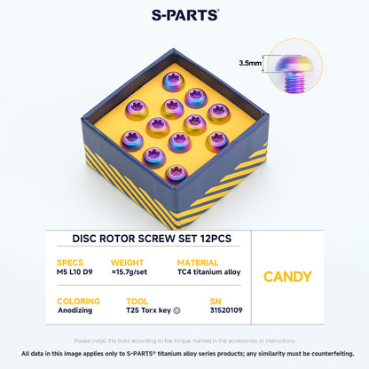 Disc Rotor Screw Set
