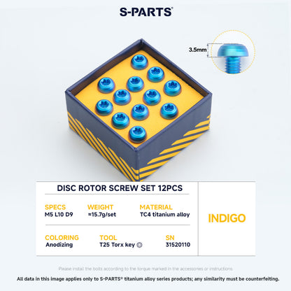 Disc Rotor Screw Set