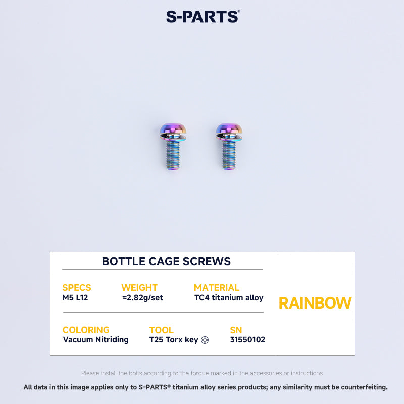 Bottle Cage Screws
