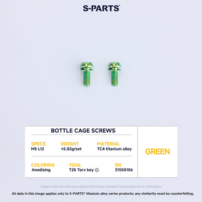 Bottle Cage Screws